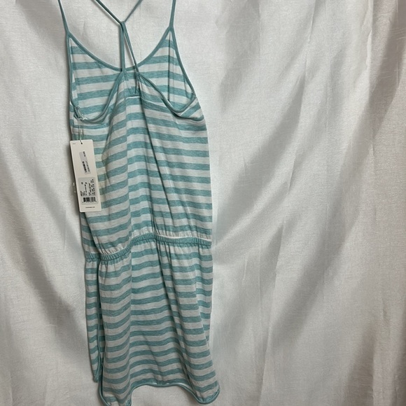 LOLE S BRILEY  DRESS halter short summer dress. spaghetti straps,stripes - Picture 13 of 15